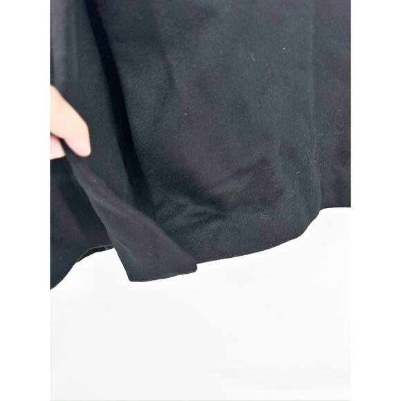 Reiss Gable Black Wool Blend Single Breasted Epsom Overcoat Size XXL - Picture 9 of 11